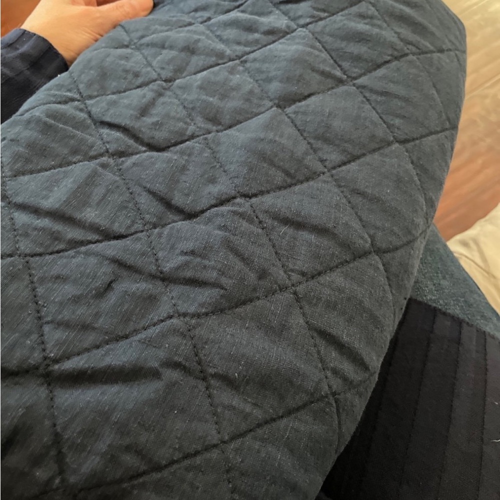 Pottery Barn Kids navy Quilted Bedding - Picture 3 of 5